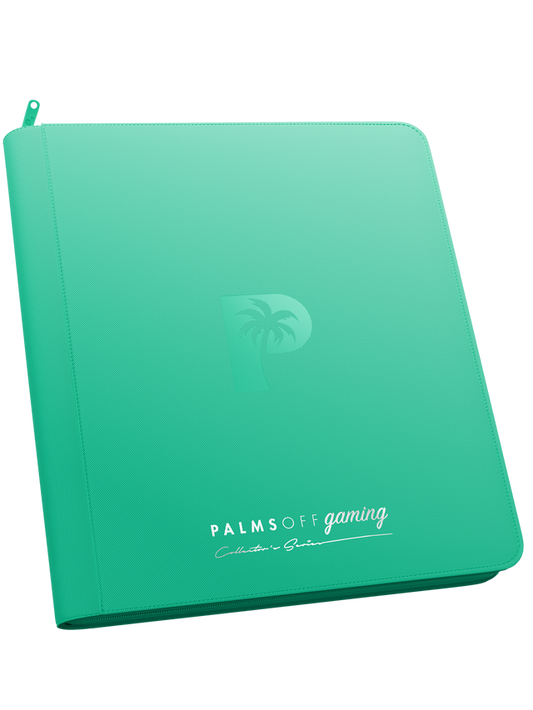 Collector's Series 12 Pocket Zip Binder - Turquoise