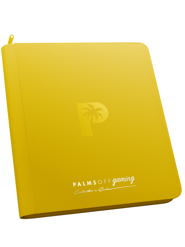 Collector's Series 12 Pocket Zip Binder - Yellow