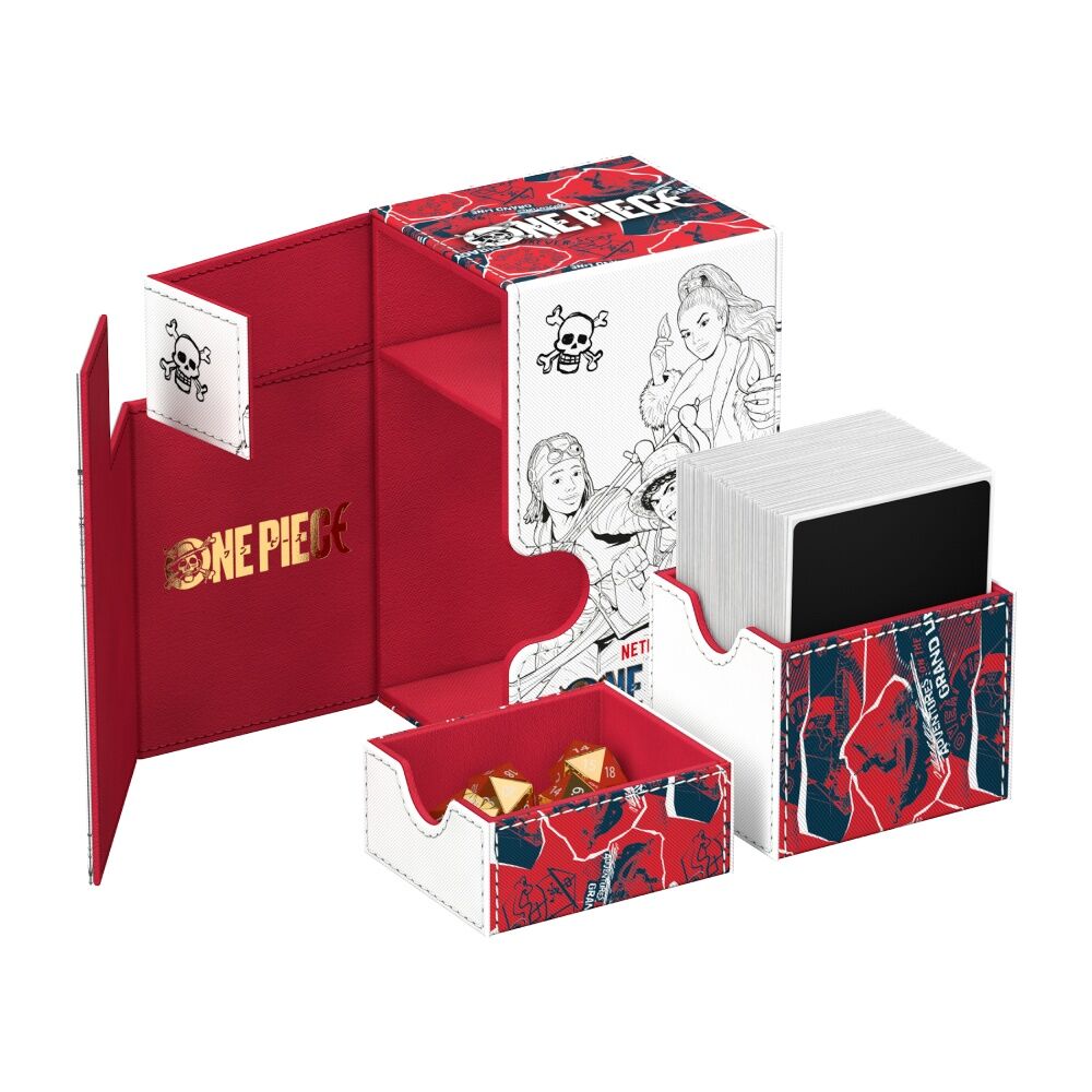 Pre-Order: Ultimate Guard: One Piece Sketch Deck Box – XenoSkin Flip'n'Tray 80+
