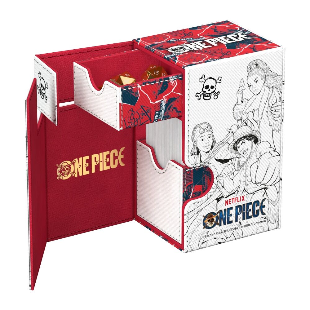 Pre-Order: Ultimate Guard: One Piece Sketch Deck Box – XenoSkin Flip'n'Tray 80+