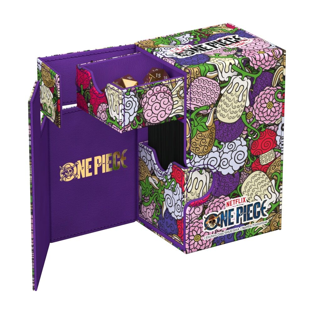 Pre-Order: Ultimate Guard: One Piece Devil Fruits Deck Box – XenoSkin Flip'n'Tray 80+